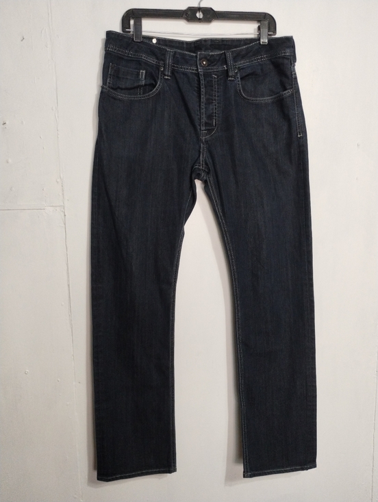 Buffalo David Bitton Denim - Women's Dark Blue Straight-Leg Jeans Size (34X32)